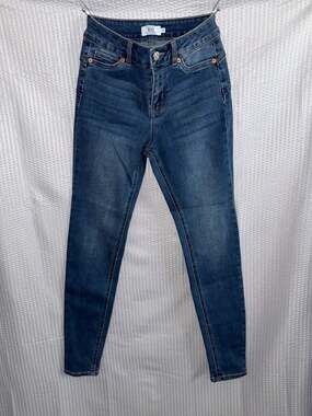 Refuge Denim Rio Mid Rise Push Up Skinny Jeans Size 0